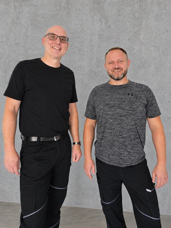 Die beiden Geschäftsführer Andreas Schindele (links) und Alexander Weber (rechts).